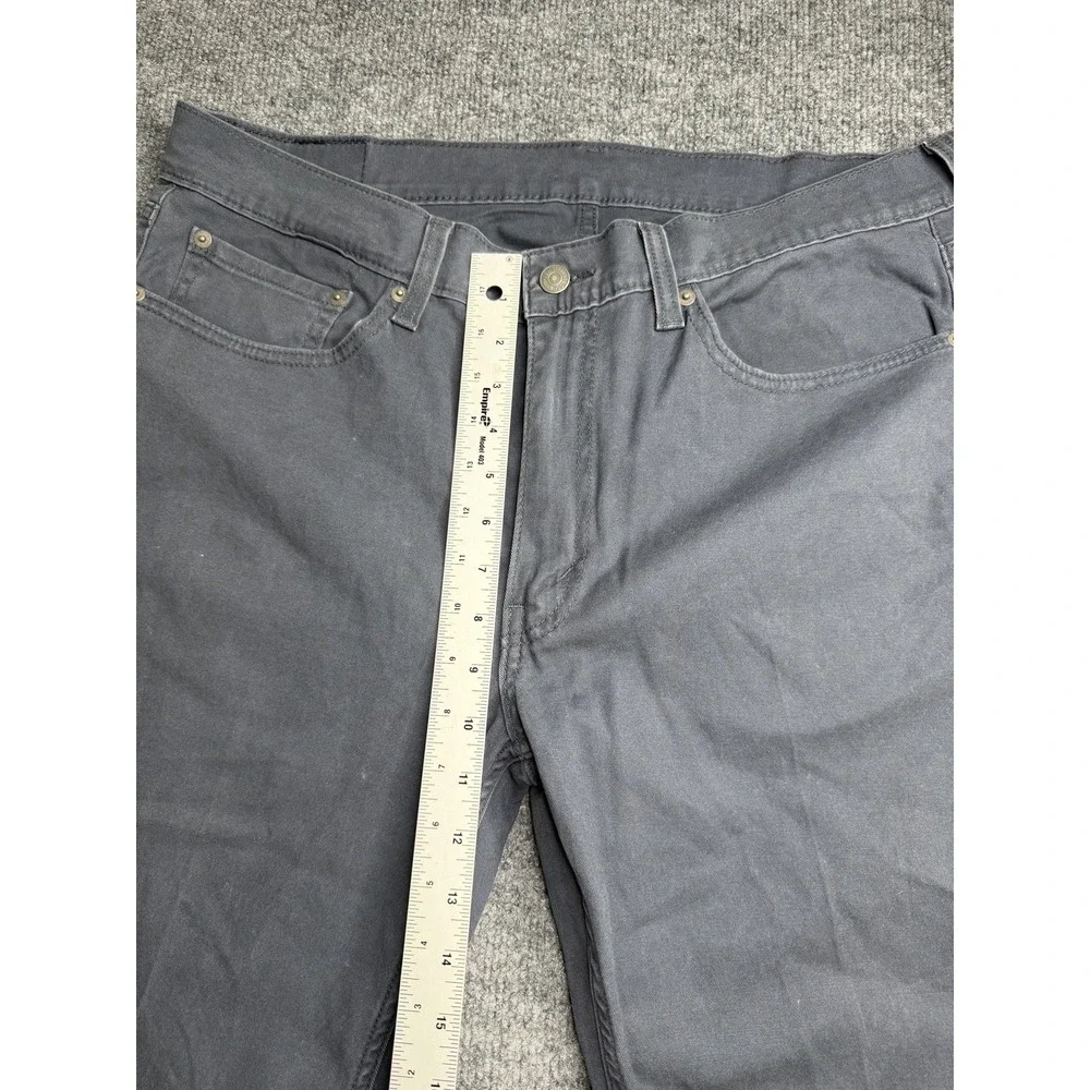 Levi's 514 Jeans Men's 36x30 Gray Slim Straight Leg Jeans